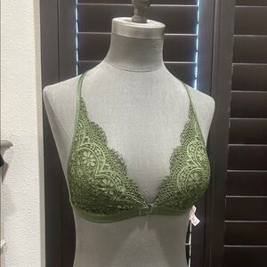 Victoria's Secret Olive Lace Bralette